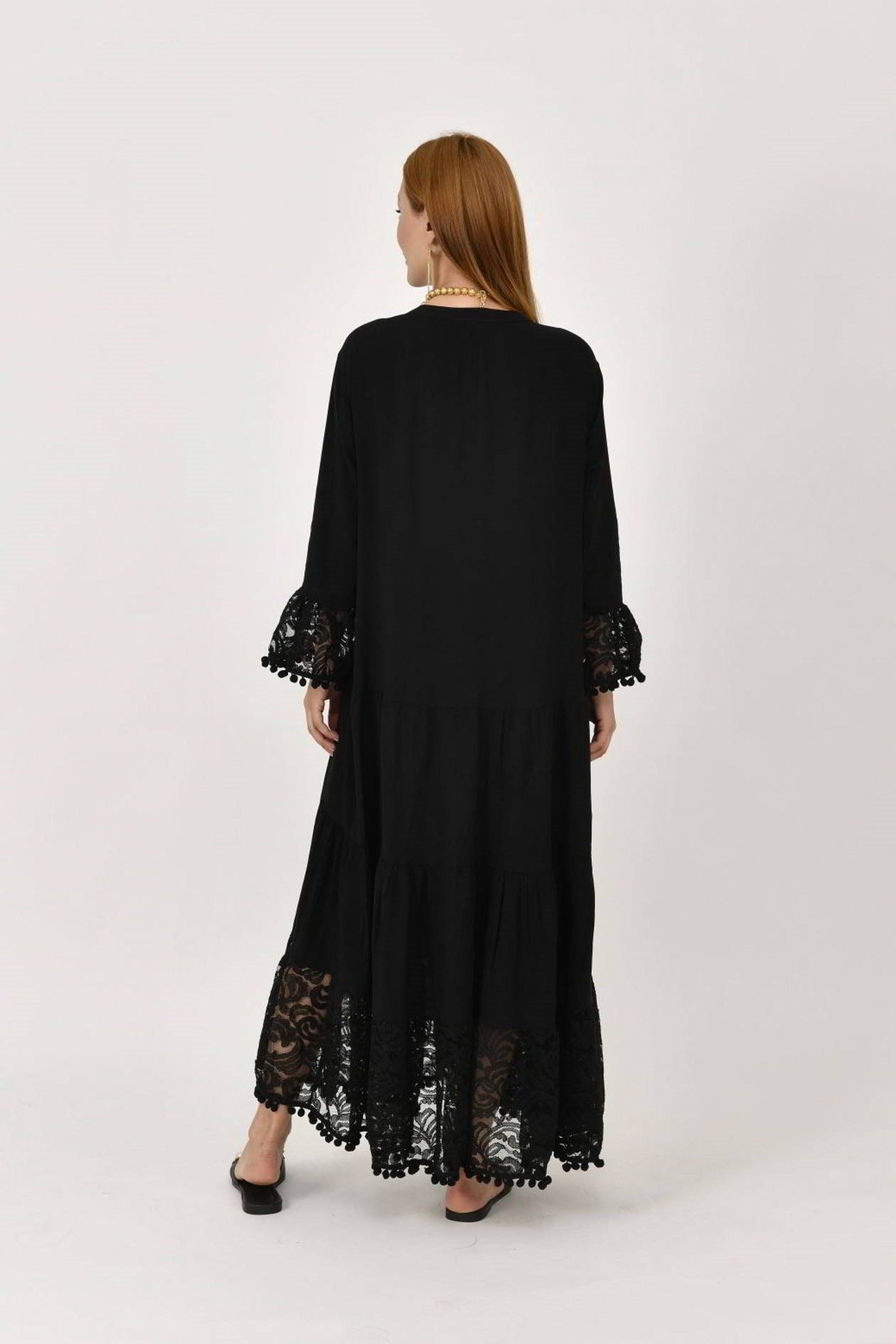 Park Moda An10459 Siyah Günlük Elbise
