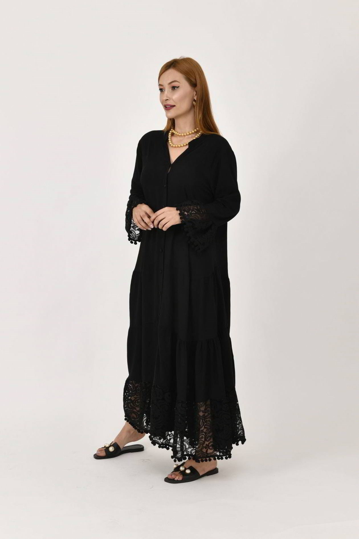 Park Moda An10459 Siyah Günlük Elbise