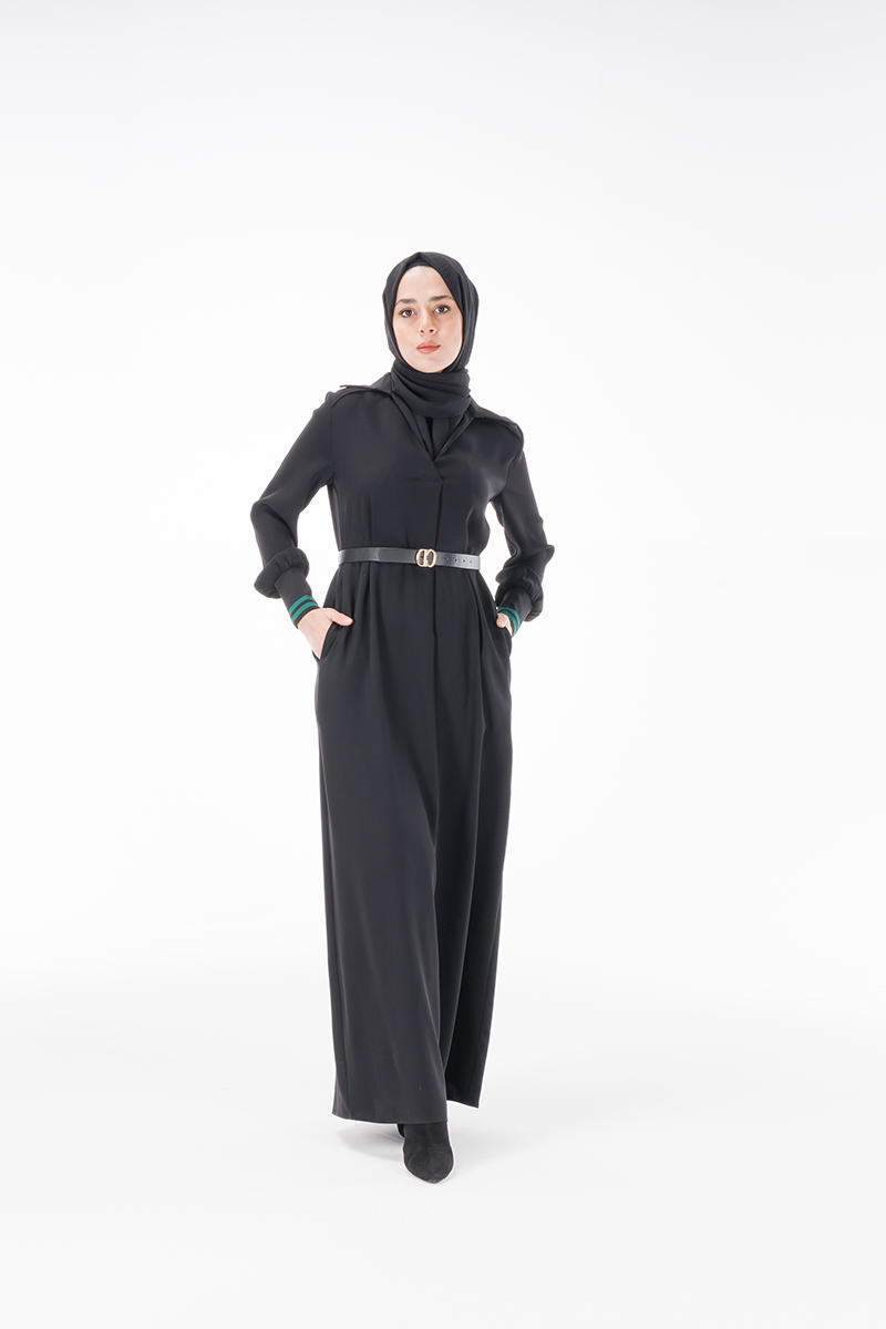 Myred 741 Siyah Günlük Elbise