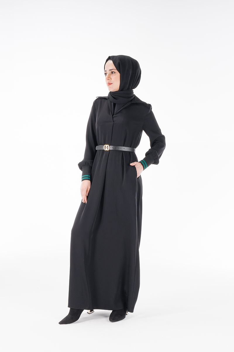 Myred 741 Siyah Günlük Elbise