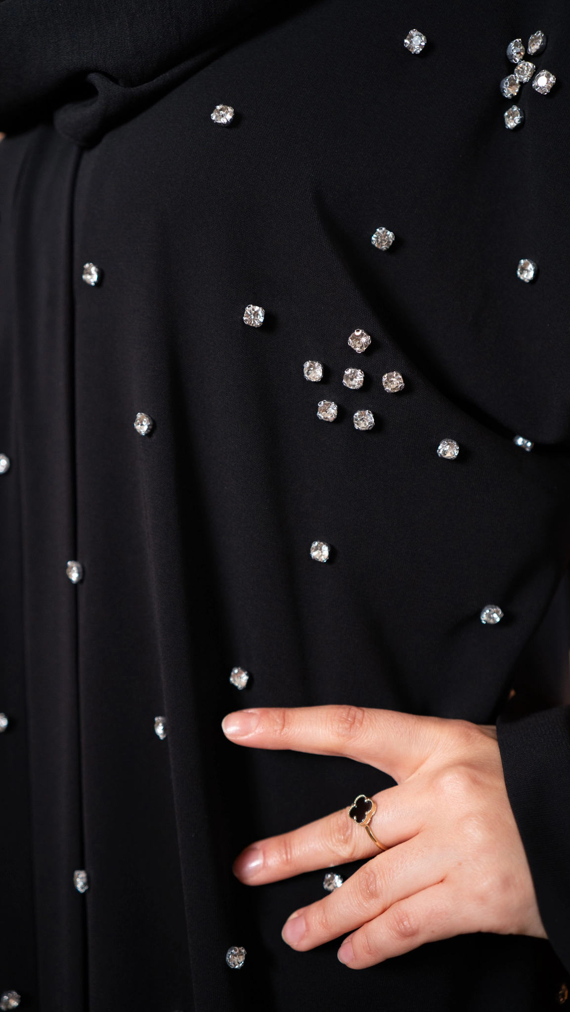 Hatice Ulaş Siyah Galaksi Abaya