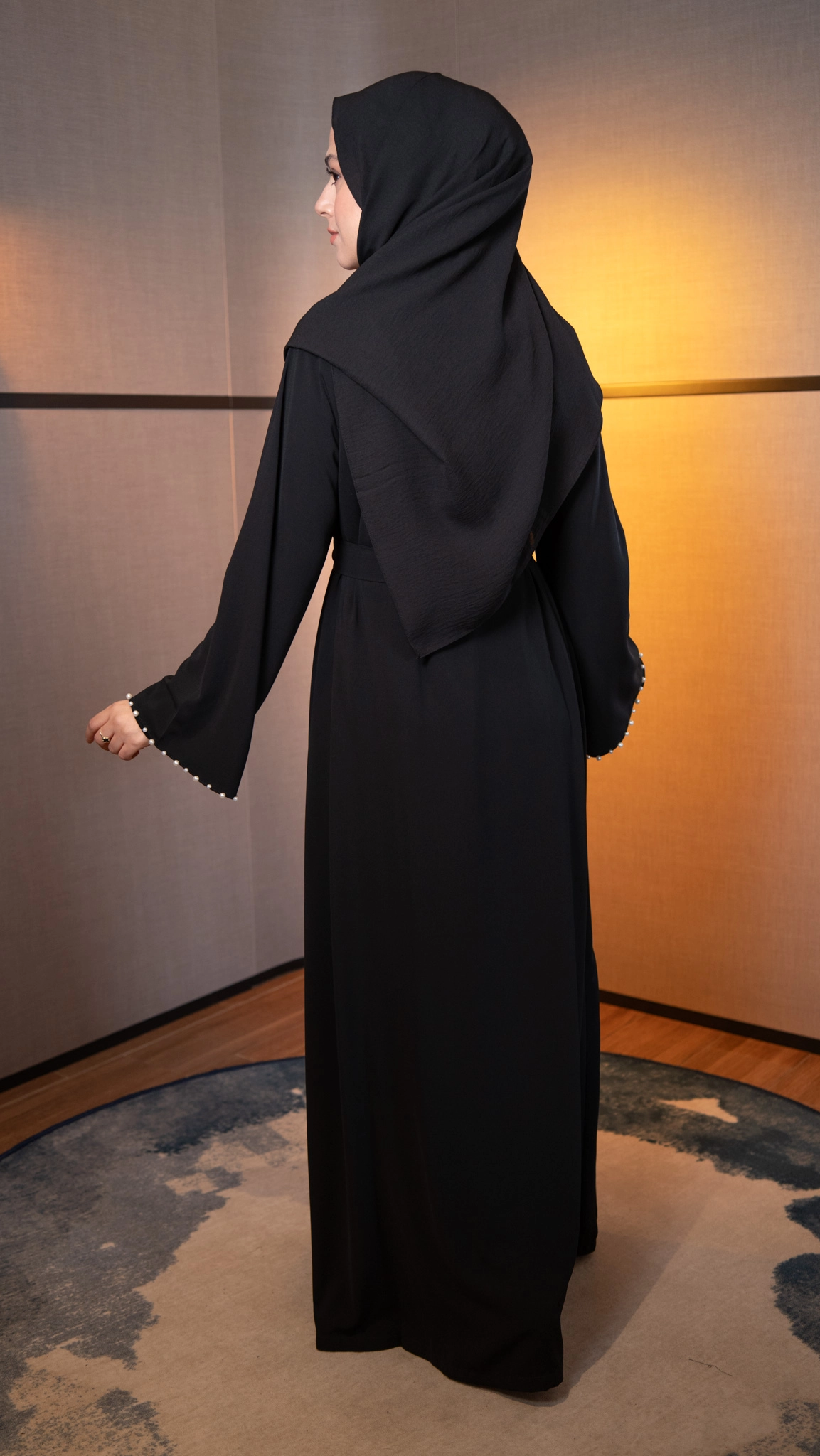 Hatice Ulaş Siyah Beyza Abaya
