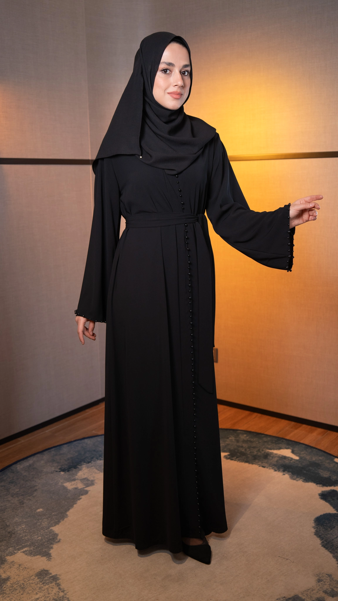 Hatice Ulaş Siyah Beyza Abaya