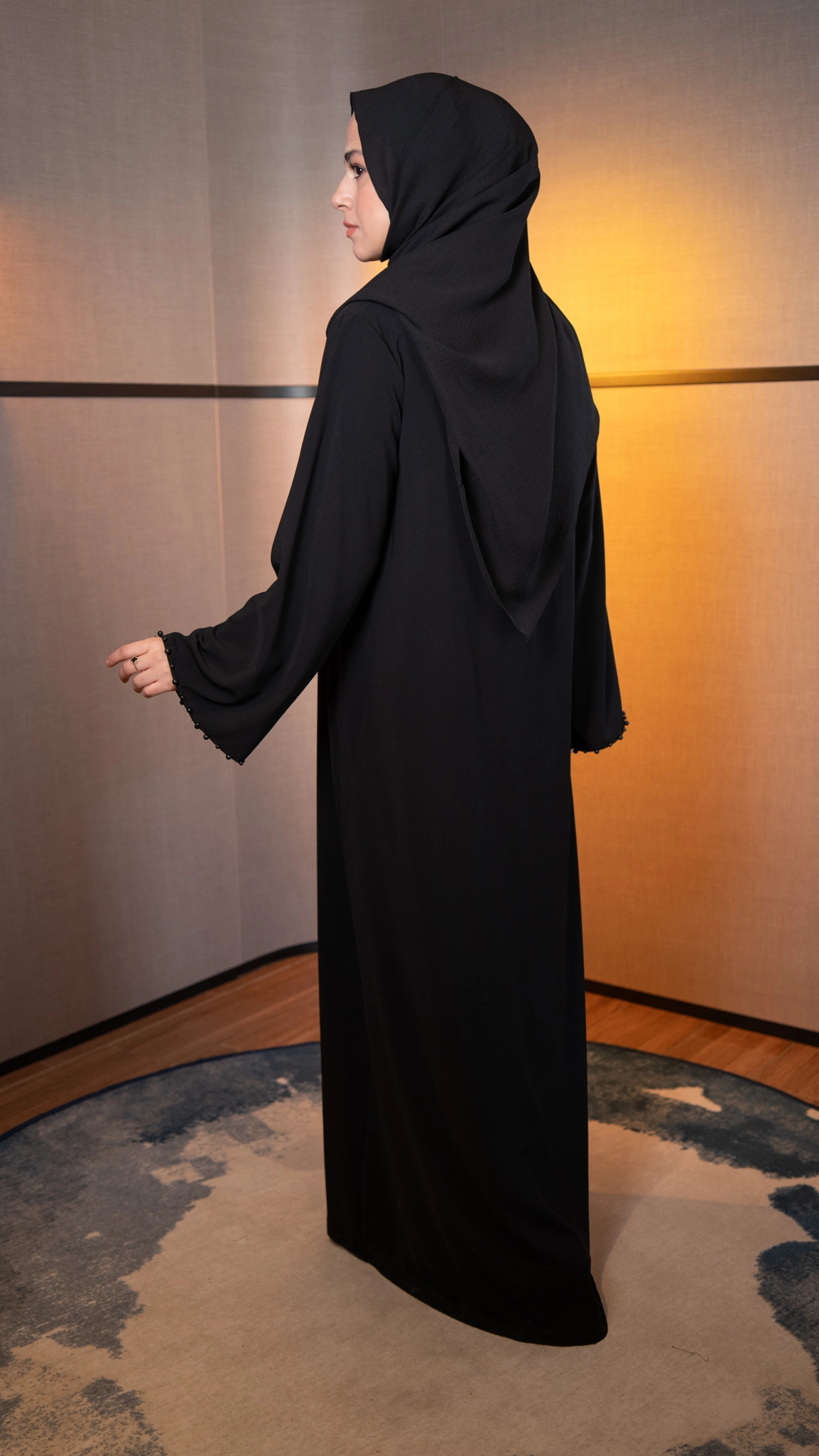 Hatice Ulaş Siyah Beyza Abaya