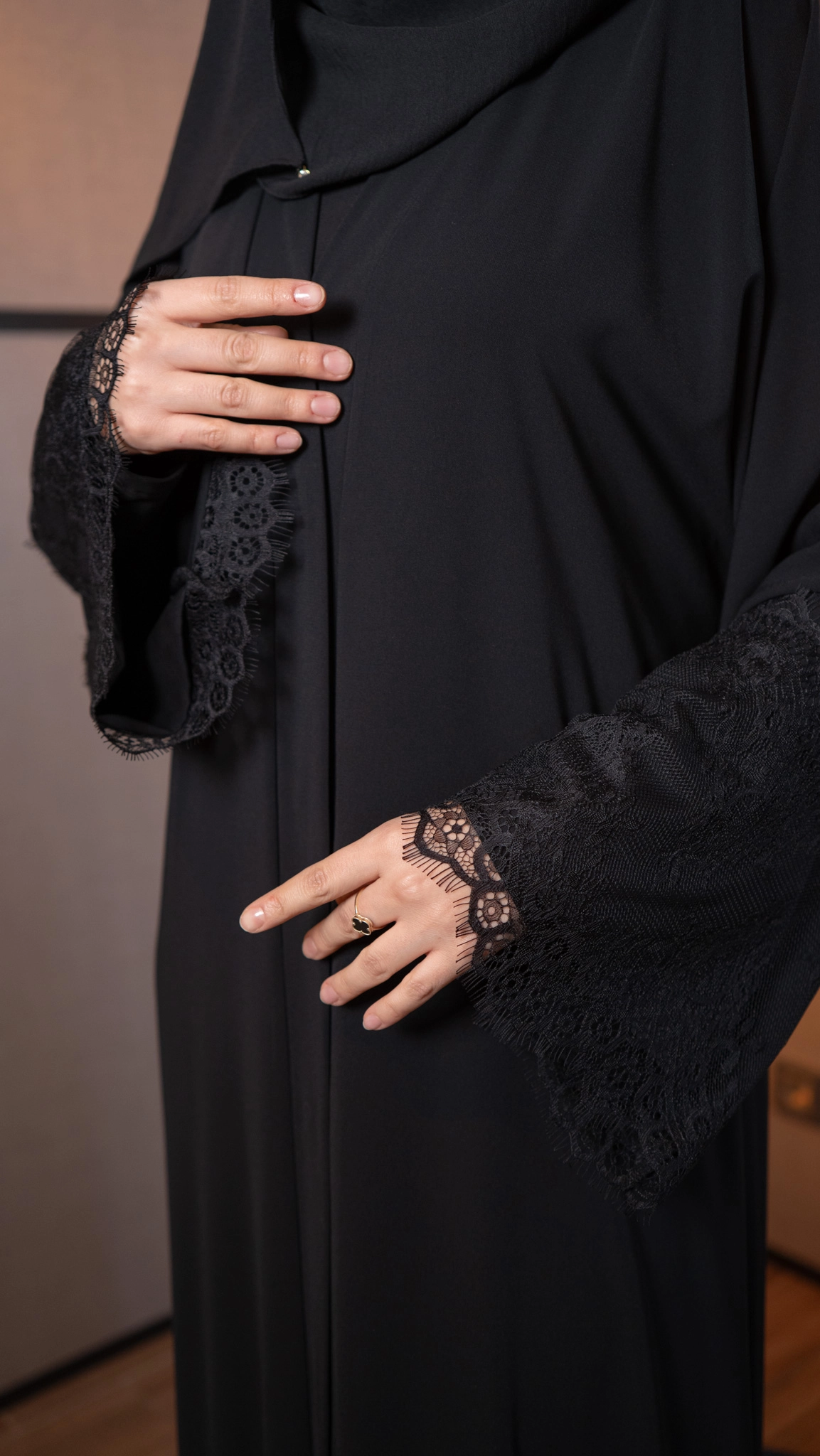 Hatice Ulaş Siyah Efsun Abaya