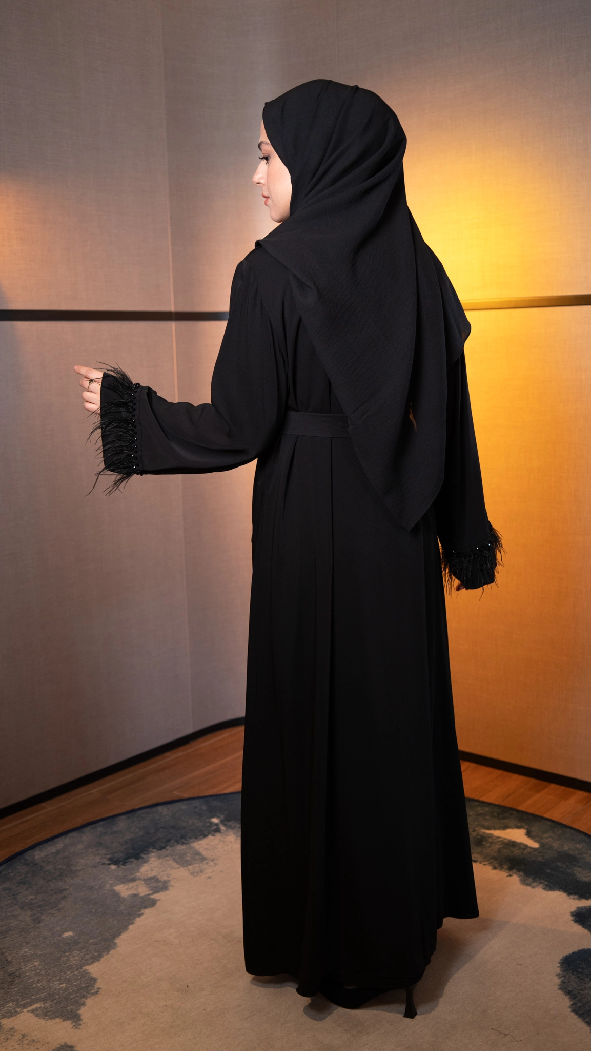 Etrucci Siyah Asalet Abaya