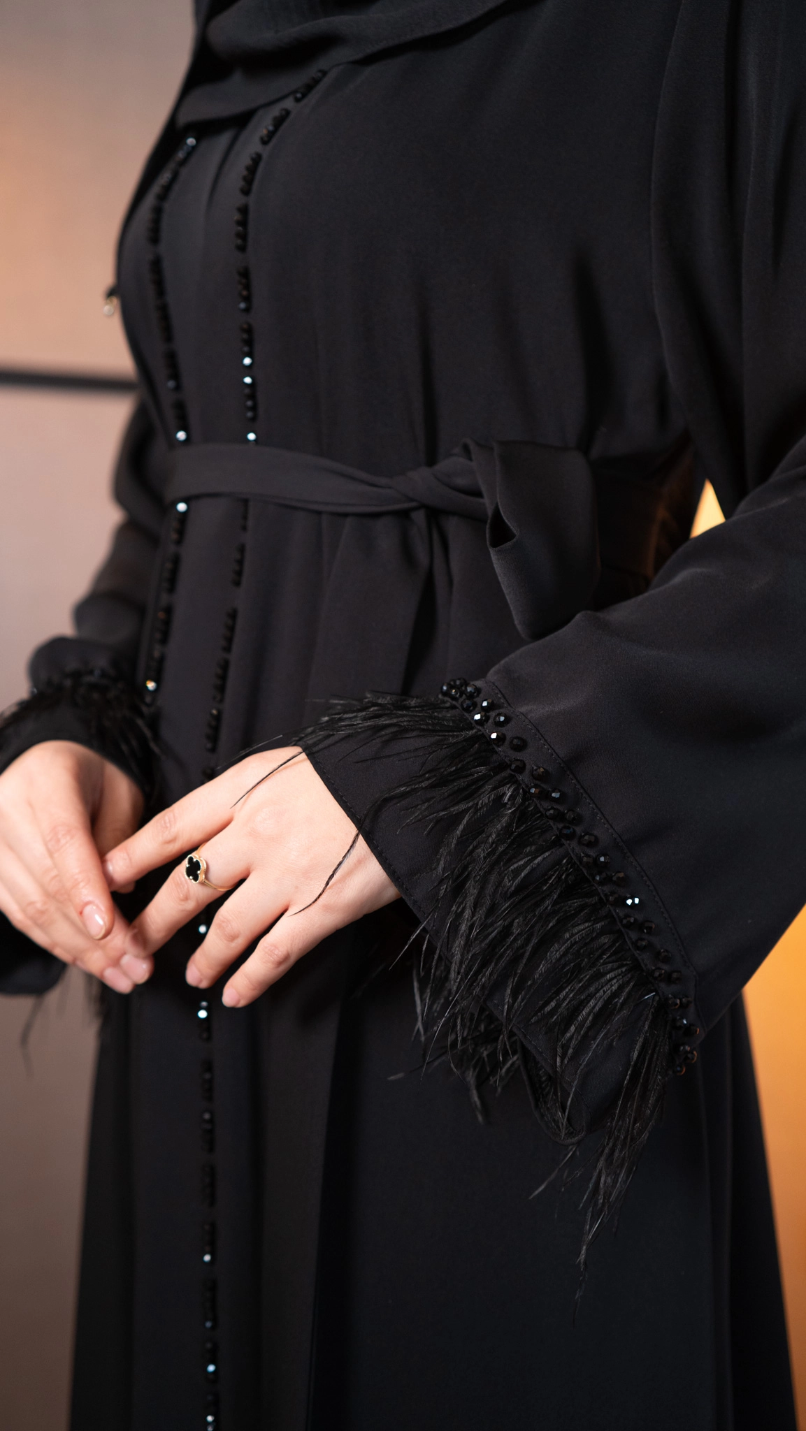 Etrucci Siyah Asalet Abaya
