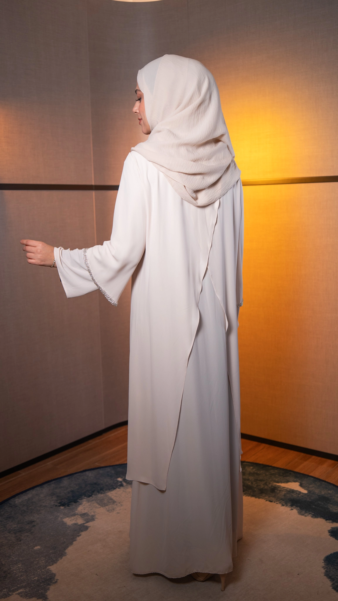 Etrucci Bej Sedef Abaya