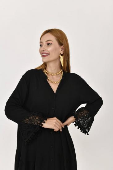 PARK MODA AN10459 SİYAH GÜNLÜK ELBİSE