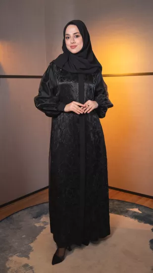 Etrucci Siyah Asil Ferace