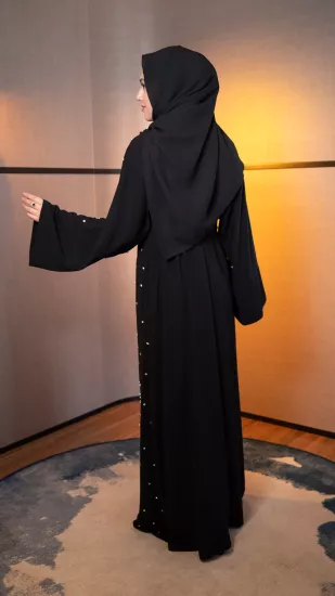 Hatice Ulaş Siyah Galaksi Abaya