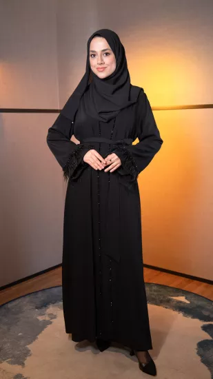 Etrucci Siyah Asalet Abaya