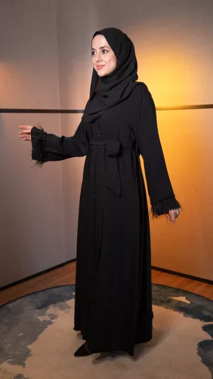 Etrucci Siyah Asalet Abaya