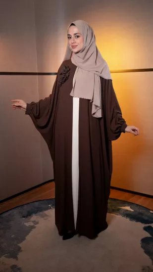 Etrucci Kahve Mestur Elbise