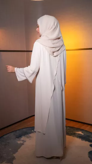 Etrucci Bej Sedef Abaya