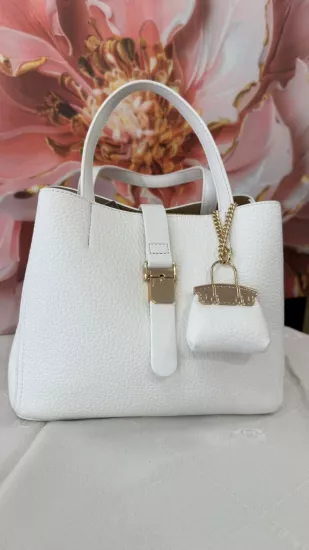 Krıste Bell Beyaz Handbag Çanta